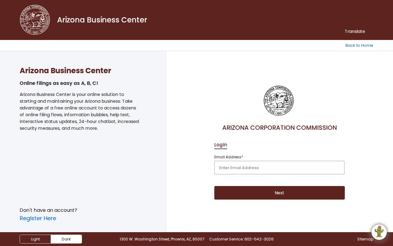 Gilbert residents directory Arizona Corporation Commission entity search