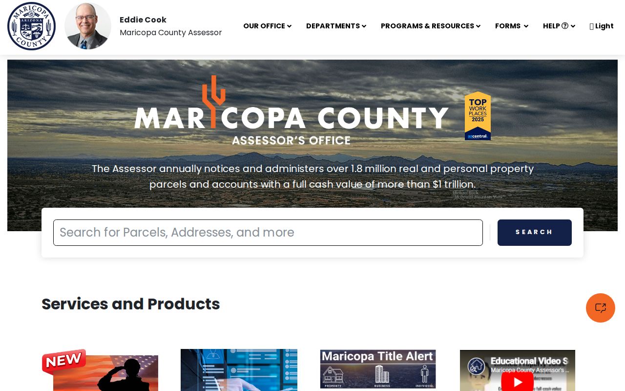 Gilbert residents directory Maricopa County Assessor parcel search